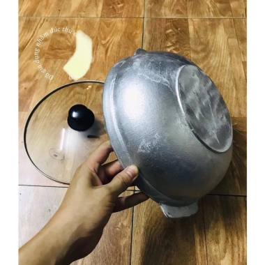 Nồi gang nấu lẩu 27cm - Độ bền cao, giữ nhiệt tốt, Giá chỉ 255.000 VND giảm mạnh