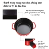 Nồi gang STAUB Pháp dáng đặc biệt quả cà chua, bí ngô, nắp hoa tuyết dùng được bếp từ, giảm giá 8,590,000₫ 3
