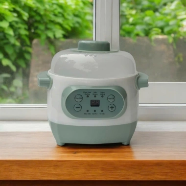Nồi hầm đa năng 1.0L cách thủy, nấu cháo chậm, ninh xương, chưng yến - Giữ nhiệt tốt, giá chỉ 249.000₫