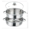 Nồi hấp 2 tầng inox không gỉ 28cm đa năng kèm xửng tiện lợi giá 79.000đ 7