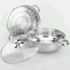 Nồi hấp 2 tầng inox không gỉ 28cm đa năng kèm xửng tiện lợi giá 79.000đ 9
