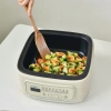 Nồi Hấp Điện 2 Tầng Haatz Đa Năng – Lẩu, Hấp Gà Nguyên Con, Tỏa Nhiệt Đều, Bảo Hành 24 Tháng, 950k 2