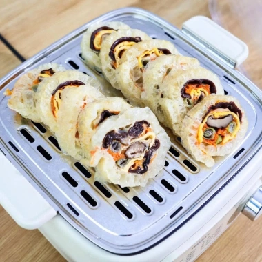 Nồi Hấp Điện 2 Tầng Haatz Đa Năng – Lẩu, Hấp Gà Nguyên Con, Tỏa Nhiệt Đều, Bảo Hành 24 Tháng, 950k