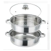 Nồi Hấp Inox 3 Tầng 28CM Đa Năng Dùng Mọi Loại Bếp, Hấp Bánh, Đồ Xôi - 109.000 VND 5