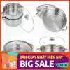 Nồi hấp inox cao cấp 2 tầng - Thiết kế bền, nhanh, giá ưu đãi 79.000đ 2