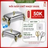Nồi Hấp Inox Chân Nến - Hâm Nóng Thức Ăn, Giữ Nóng Lâu, Sang Trọng, Giá 225.000đ