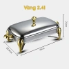 Nồi Hấp Inox Chân Nến - Hâm Nóng Thức Ăn, Giữ Nóng Lâu, Sang Trọng, Giá 225.000đ 10