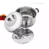 Nồi Hấp Inox Đa Năng 20cm - Tiện Lợi, Giá Ưu Đãi 55.000 VNĐ, Bảo Quản Thực Phẩm An Toàn