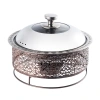Nồi Hấp Inox Hâm Nóng Thức Ăn Giữ Nhiệt Lâu Cồn/Nến - Đa Size 20-26cm Giá Ưu Đãi 5