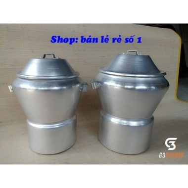 Nồi hấp nhôm Hải Phòng 1kg/2kg chõ đồ xôi - Siêu bền, nhanh, giá chỉ 99.900₫