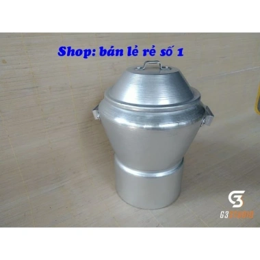 Nồi hấp nhôm Hải Phòng 1kg/2kg chõ đồ xôi - Siêu bền, nhanh, giá chỉ 99.900₫
