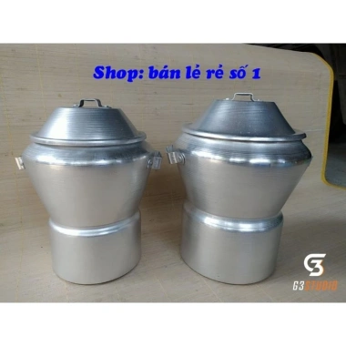 Nồi hấp nhôm liền thân 1kg‑2kg cho chõ đồ xôi, gạo – Đậm vị, tiện dụng, chỉ 99.900₫