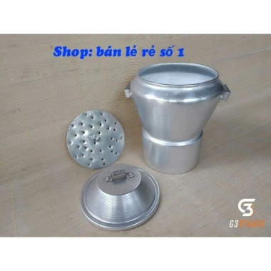 Nồi hấp nhôm liền thân 1kg‑2kg cho chõ đồ xôi, gạo – Đậm vị, tiện dụng, chỉ 99.900₫