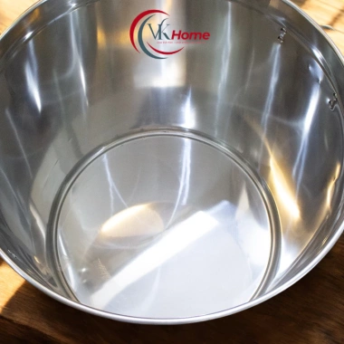 Nồi inox 170L VIETKIM cao cấp 60x60cm, đáy dày hầm xương, nấu nước, bánh chưng - Giảm giá 1.495k