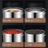 Nồi inox 3 đáy Chubby Chef 20-165L đa năng, dùng mọi bếp & bếp từ, ưu đãi 496,000₫ 6