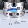 Nồi inox 3 tầng 304 hấp nhanh, tiết kiệm điện - làm bánh, xôi, flan, caramel, thịt 5