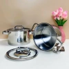 Nồi inox 304 Five Star Plus 3 đáy quai vuông - Dùng mọi loại bếp giảm giá 389k 4