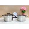 Nồi inox 304 Five Star Plus 3 đáy quai vuông - Dùng mọi loại bếp giảm giá 389k 5