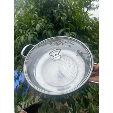 Nồi inox 430 30cm Đạt Tường - Đa năng nấu lẩu, nấu ăn gia đình & nhà hàng, phù hợp mọi bếp, giá 114.500₫