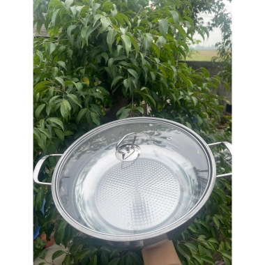 Nồi inox 430 30cm Đạt Tường - Đa năng nấu lẩu, nấu ăn gia đình & nhà hàng, phù hợp mọi bếp, giá 114.500₫