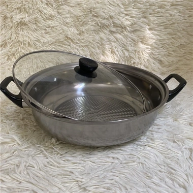 Nồi inox ăn lẩu nấu nướng, dùng cho gia đình, nhà hàng, bán sỉ inbox, chỉ 65.268₫