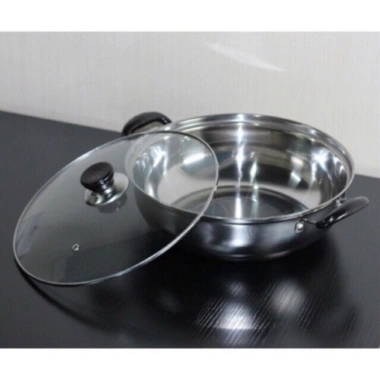 Nồi inox ăn lẩu nấu nướng, dùng cho gia đình, nhà hàng, bán sỉ inbox, chỉ 65.268₫