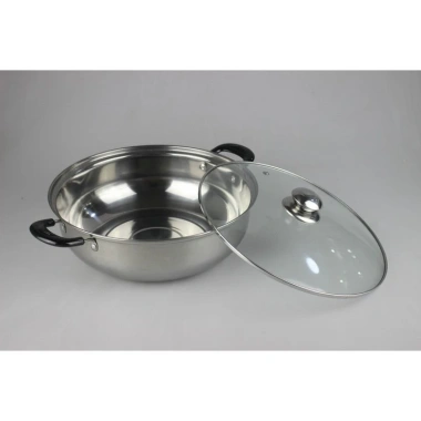 Nồi inox ăn lẩu nấu nướng, dùng cho gia đình, nhà hàng, bán sỉ inbox, chỉ 65.268₫