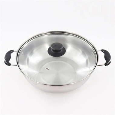 Nồi inox ăn lẩu nấu nướng, dùng cho gia đình, nhà hàng, bán sỉ inbox, chỉ 65.268₫