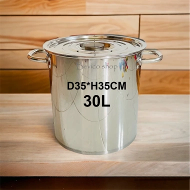 Nồi inox cao cấp 12-100L đa năng hầm xương, luộc gà, nấu súp - Giá 498.000đ giảm từ 642.420đ 6