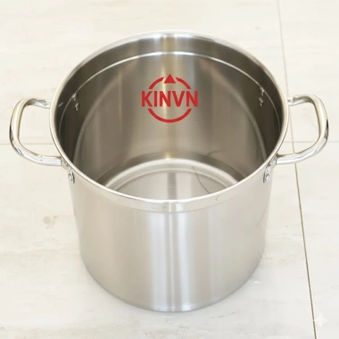 Nồi inox cao cấp 45x45 - Luộc gà, nấu bún, phở cho bếp gas và bếp từ, siêu bền
