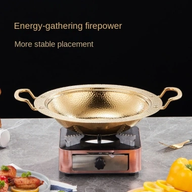 Nồi inox chống dính đa năng: tươi, khô, cồn, lẩu nhỏ – Bán buôn giá ưu đãi 242k