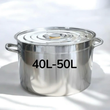 Nồi inox đa năng 40L-50L, thân thấp luộc gà, nấu súp, nấu nước - Giá chỉ 779.000₫ Nồi inox đa năng 40L-50L, thân thấp luộc gà, nấu súp, nấu nước - Giá chỉ 779.000₫