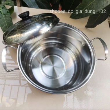 Nồi Inox Dùng Bếp Từ Đa Kích Thước 16-20-21-23cm, Giá 64.000đ, Giảm 20%