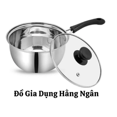 Nồi Inox Dùng Bếp Từ Đa Kích Thước 16-20-21-23cm, Giá 64.000đ, Giảm 20%