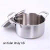 Nồi Inox Fata Cook đa năng cho bếp từ và điện, đủ kích thước, xoong luộc gà - Giá chỉ 147.250 VND 3