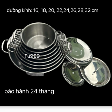Nồi Inox Fata Cook đa năng cho bếp từ và điện, đủ kích thước, xoong luộc gà - Giá chỉ 147.250 VND 4