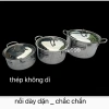 Nồi Inox Fata Cook đa năng cho bếp từ và điện, đủ kích thước, xoong luộc gà - Giá chỉ 147.250 VND 7