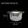 Nồi Inox Fata Cook đa năng cho bếp từ và điện, đủ kích thước, xoong luộc gà - Giá chỉ 147.250 VND 10