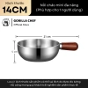 Nồi inox mini 14cm Gorilla Chef 304 – Nấu mì, luộc trứng, cháo, giá chỉ 75.000₫ 2