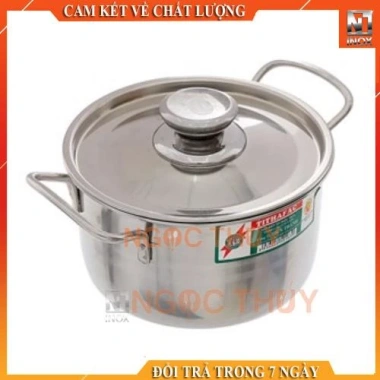 Nồi inox Tithafac 16-30cm dùng được bếp từ, bếp ga, hồng ngoại - Giá 84.000đ
