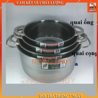 Nồi inox Tithafac 16-30cm dùng được bếp từ, bếp ga, hồng ngoại - Giá 84.000đ