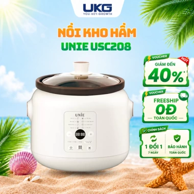 Nồi Kho Hầm Chậm 8 Chức Năng UNIE USC208 Lòng Gốm Tử Sa 2L - Bảo Hành 12 Tháng, Giá Ưu Đãi 835.000 VND Nồi Kho Hầm Chậm 8 Chức Năng UNIE USC208 Lòng Gốm Tử Sa 2L - Bảo Hành 12 Tháng, Giá Ưu Đãi 835.000 VND