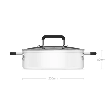 Nồi lẩu 1 ngăn & 2 ngăn siêu tiện, dùng được với bếp từ - Giá chỉ 399.000 VND