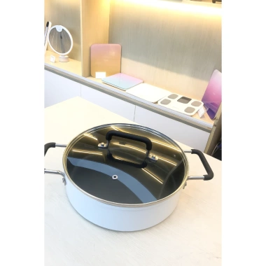 Nồi lẩu 1 ngăn & 2 ngăn siêu tiện, dùng được với bếp từ - Giá chỉ 399.000 VND