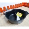 Nồi lẩu 2 ngăn gang nhôm chống dính, nắp kiếng chịu nhiệt, giảm 20% còn 355.000 VND 3
