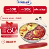 Nồi Lẩu 2 Ngăn Inox 32cm HOMECARE: Nấu Bếp Từ & Ga, Nắp Kính, Giá 135k 9