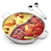 Nồi Lẩu 2 Ngăn Inox GENIUS - Dày Dặn, Dùng Mọi Bếp, Nóng Nhanh, Giá 149.000₫ 3