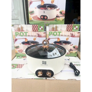 Nồi Lẩu 2 Ngăn Misu Loui Nấu Lẩu Chua Cay, kèm hấp bí ngô - Giá chỉ 194.888₫ 4