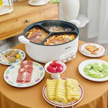 Nồi lẩu 3 ngăn Modong 8 lít chính hãng - Giá ưu đãi 1.38 triệu - Bambobi 6 Nồi lẩu 3 ngăn Modong 8 lít chính hãng - Giá ưu đãi 1.38 triệu - Bambobi 6