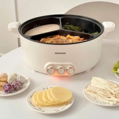 Nồi lẩu 3 ngăn Modong 8 lít chính hãng - Giá ưu đãi 1.38 triệu - Bambobi